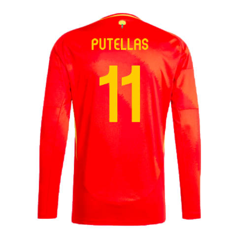 2024-2025 Spain Long Sleeve Home Shirt (Putellas 11)