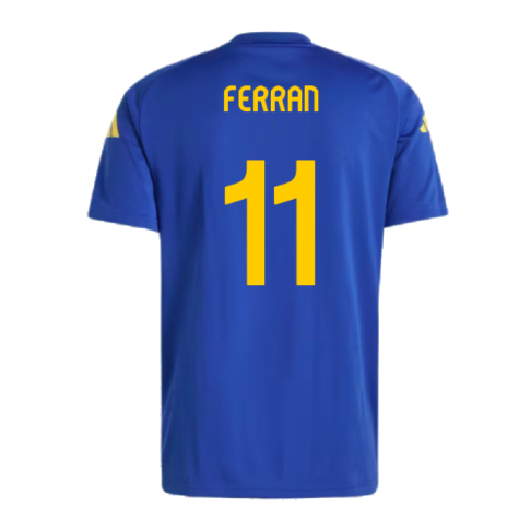 2024-2025 Spain Pre-Match Shirt (Victory Blue) (Ferran 11)