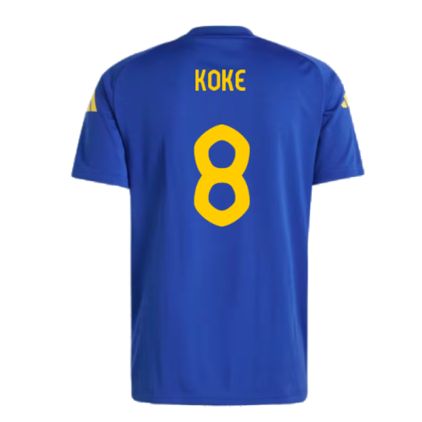 2024-2025 Spain Pre-Match Shirt (Victory Blue) (Koke 8)