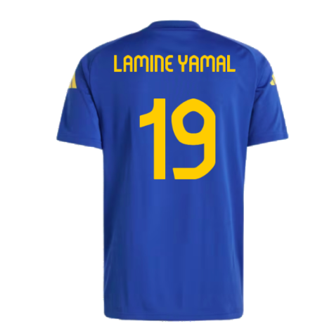 2024-2025 Spain Pre-Match Shirt (Victory Blue) (Lamine Yamal 19)