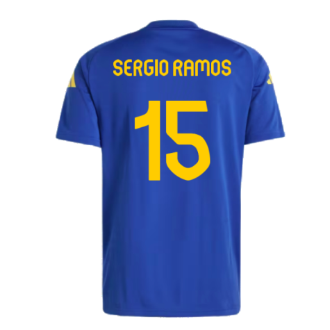 2024-2025 Spain Pre-Match Shirt (Victory Blue) (Sergio Ramos 15)