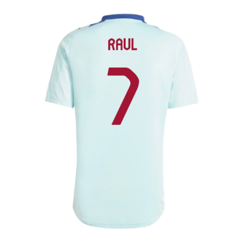 2024-2025 Spain Training Jersey (Halo Mint) (Raul 7)