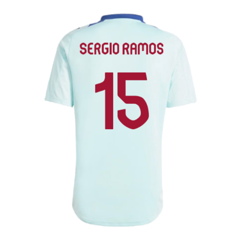 2024-2025 Spain Training Jersey (Halo Mint) (Sergio Ramos 15)