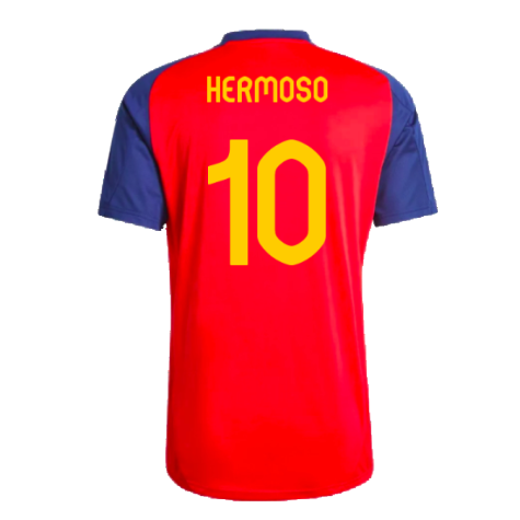 2024-2025 Spain Training Jersey (Red) (Hermoso 10)