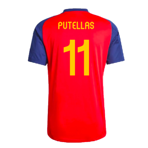 2024-2025 Spain Training Jersey (Red) (Putellas 11)