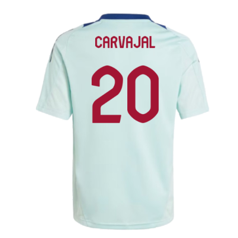 2024-2025 Spain Training Jersey (Turquoise) - Kids (Carvajal 2)