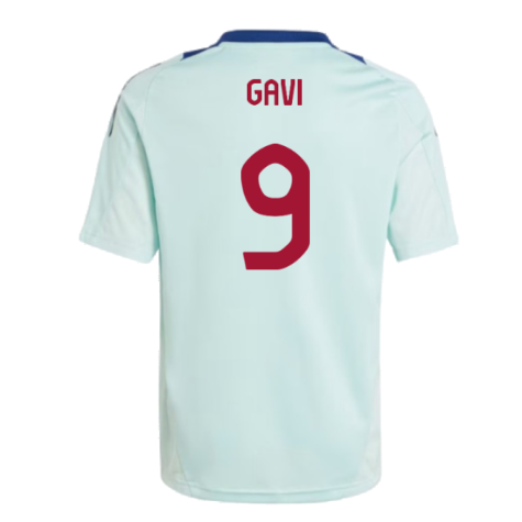 2024-2025 Spain Training Jersey (Turquoise) - Kids (Gavi 9)