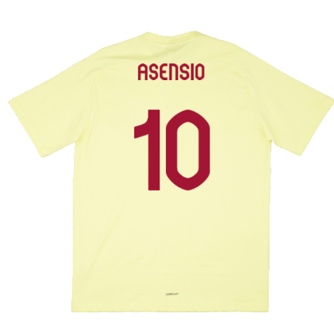 2024-2025 Spain Travel Tee (Yellow) (Asensio 10)