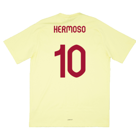 2024-2025 Spain Travel Tee (Yellow) (Hermoso 10)