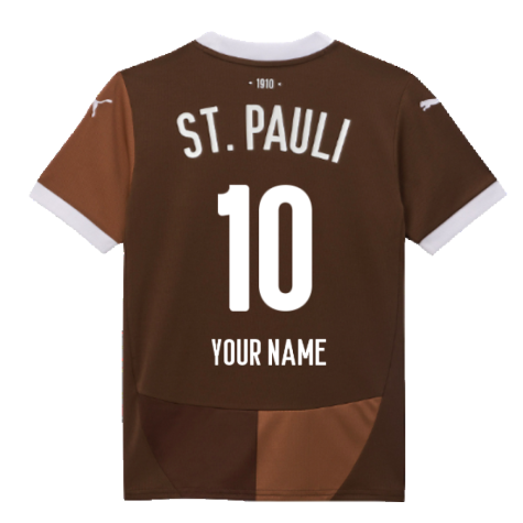 2024-2025 St Pauli Home Shirt (Kids) (Your Name)