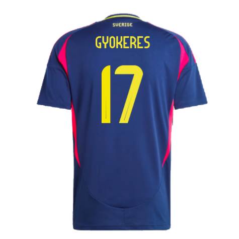 2024-2025 Sweden Away Shirt (GYOKERES 17)