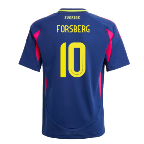 2024-2025 Sweden Away Shirt (Kids) (FORSBERG 10)