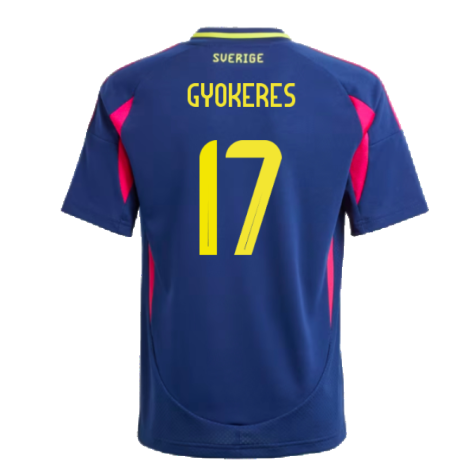 2024-2025 Sweden Away Shirt (Kids) (GYOKERES 17)