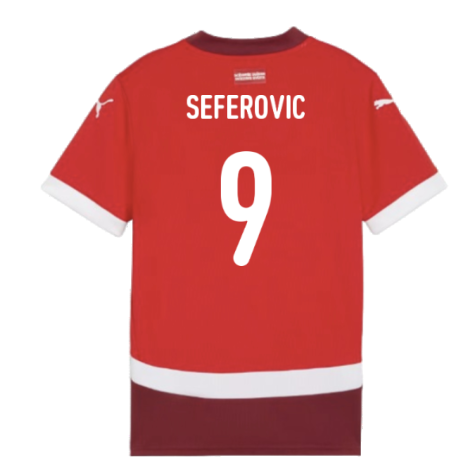 2024-2025 Switzerland Home Shirt (Kids) (Seferovic 9)