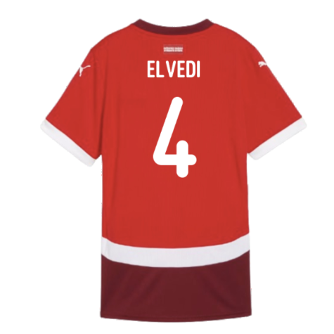 2024-2025 Switzerland Home Shirt (Ladies) (Elvedi 4)