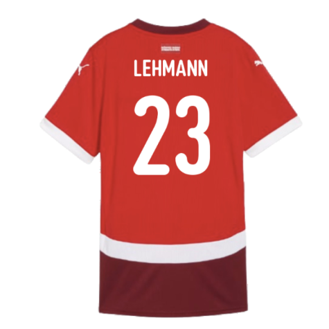 2024-2025 Switzerland Home Shirt (Ladies) (Lehmann 23)