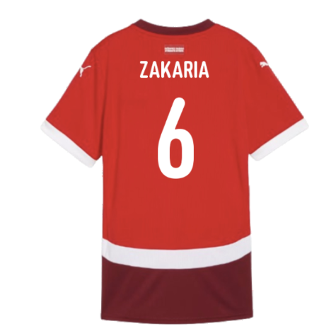 2024-2025 Switzerland Home Shirt (Ladies) (Zakaria 6)