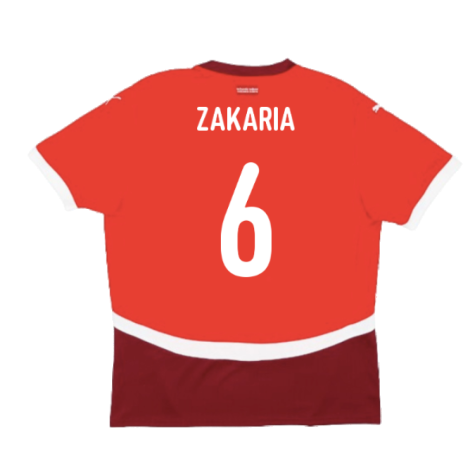 2024-2025 Switzerland Home Shirt (Zakaria 6)