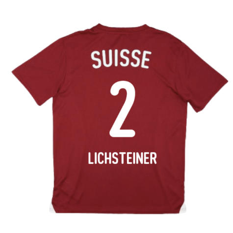 2024-2025 Switzerland Pre-Match Jersey (Red) (Lichsteiner 2)