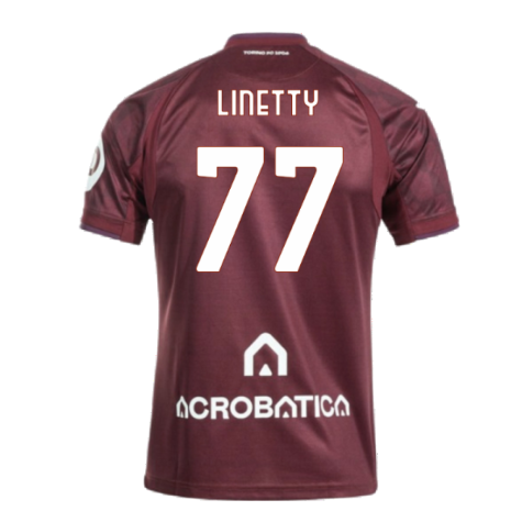 2024-2025 Torino Replica Home Shirt (Linetty 77)