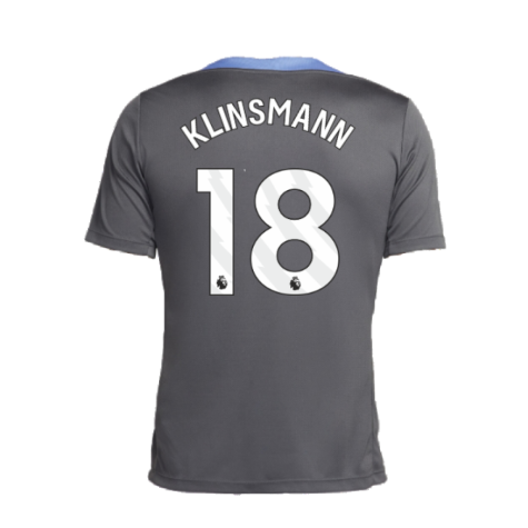2024-2025 Tottenham Dri-Fit Strike Training Shirt (Dark Grey) (Klinsmann 18)