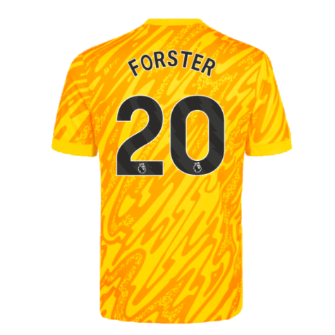 2024-2025 Tottenham Home Goalkeeper Shirt (Orange) - Kids (Forster 20)