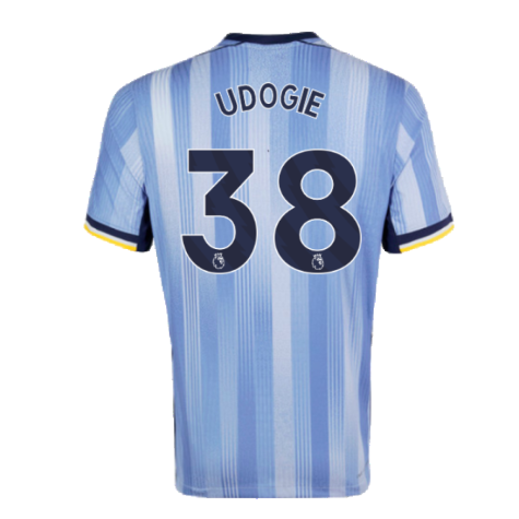 2024-2025 Tottenham Hotspur Authentic Away Shirt (Udogie 38)