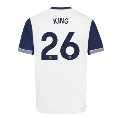 2024-2025 Tottenham Hotspur Authentic Home Shirt (King 26)