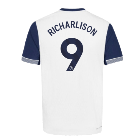 2024-2025 Tottenham Hotspur Authentic Home Shirt (Richarlison 9)