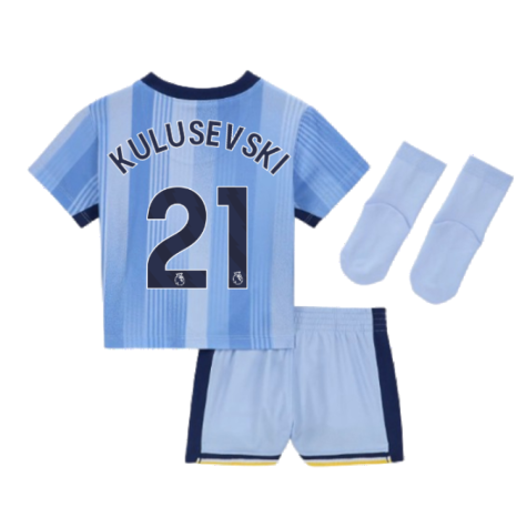 2024-2025 Tottenham Hotspur Away Baby Kit (Kulusevski 21)