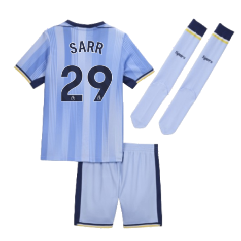 2024-2025 Tottenham Hotspur Away Mini Kit (Sarr 29)