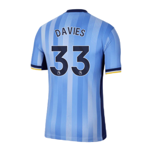 2024-2025 Tottenham Hotspur Away Shirt (Kids) (Davies 33)