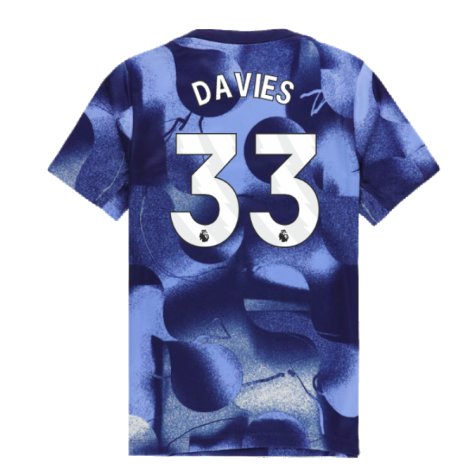 2024-2025 Tottenham Hotspur Dri-FIT Match Shirt (Blue) - Kids (Davies 33)