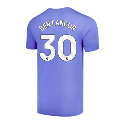 2024-2025 Tottenham Hotspur Futura T-Shirt (Sky Blue) (Bentancur 30)