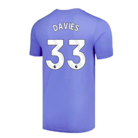 2024-2025 Tottenham Hotspur Futura T-Shirt (Sky Blue) (Davies 33)