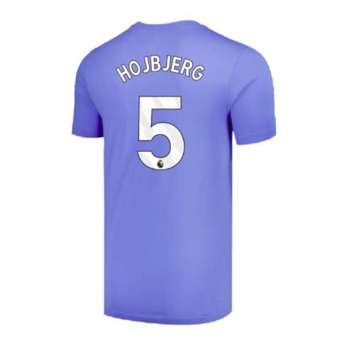 2024-2025 Tottenham Hotspur Futura T-Shirt (Sky Blue) (Hojbjerg 5)