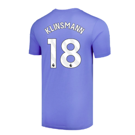2024-2025 Tottenham Hotspur Futura T-Shirt (Sky Blue) (Klinsmann 18)