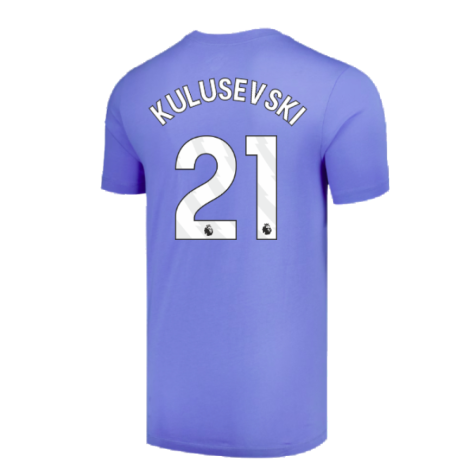 2024-2025 Tottenham Hotspur Futura T-Shirt (Sky Blue) (Kulusevski 21)