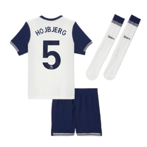 2024-2025 Tottenham Hotspur Home Mini Kit (Hojbjerg 5)