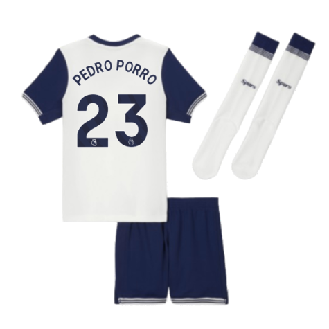 2024-2025 Tottenham Hotspur Home Mini Kit (Pedro Porro 23)