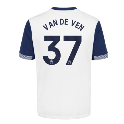 2024-2025 Tottenham Hotspur Home Shirt (Van De Ven 37)