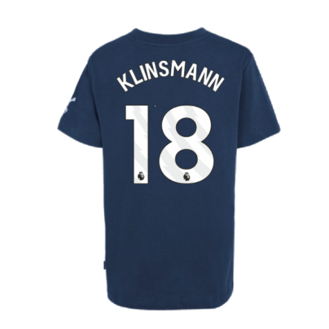 2024-2025 Tottenham Hotspur Just Do It T-Shirt (Navy) - Kids (Klinsmann 18)