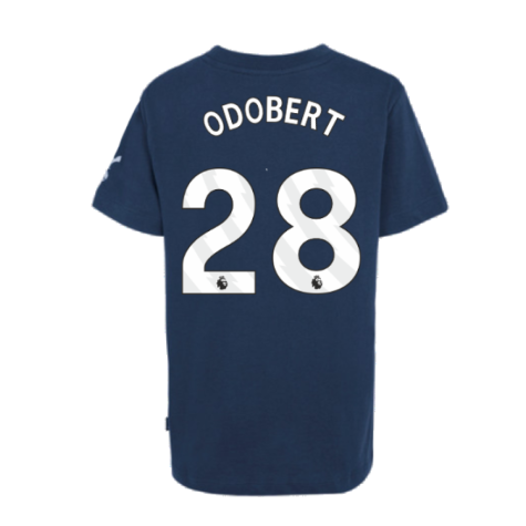 2024-2025 Tottenham Hotspur Just Do It T-Shirt (Navy) - Kids (Odobert 28)