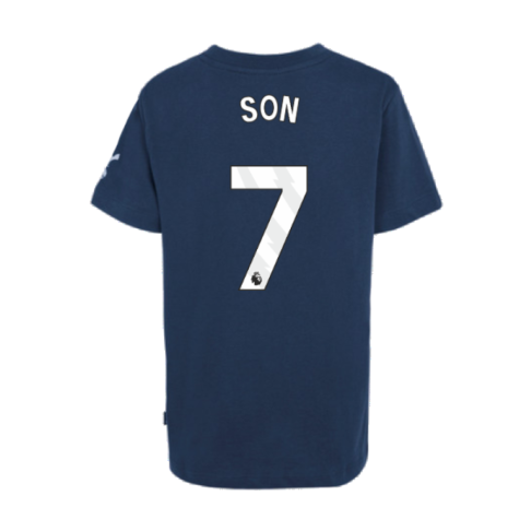 2024-2025 Tottenham Hotspur Just Do It T-Shirt (Navy) - Kids (Son 7)