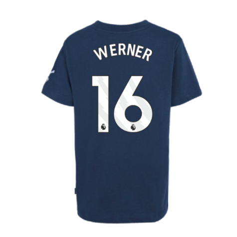 2024-2025 Tottenham Hotspur Just Do It T-Shirt (Navy) - Kids (Werner 16)