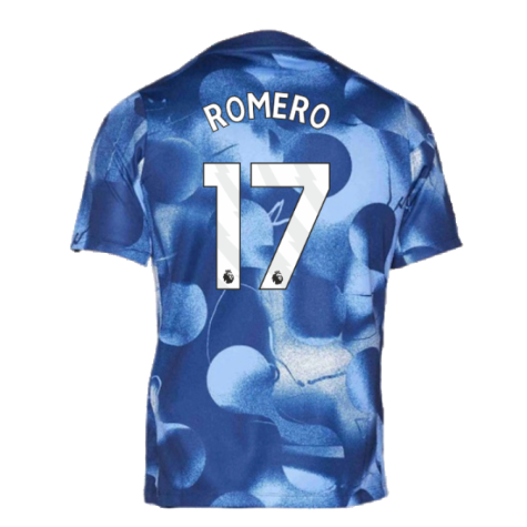 2024-2025 Tottenham Pre-Match Shirt (Binary Blue) (Romero 17)