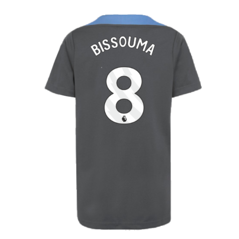 2024-2025 Tottenham Strike Dri-Fit Shirt (Dark Grey) - Kids (Bissouma 8)