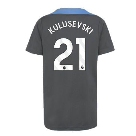 2024-2025 Tottenham Strike Dri-Fit Shirt (Dark Grey) - Kids (Kulusevski 21)