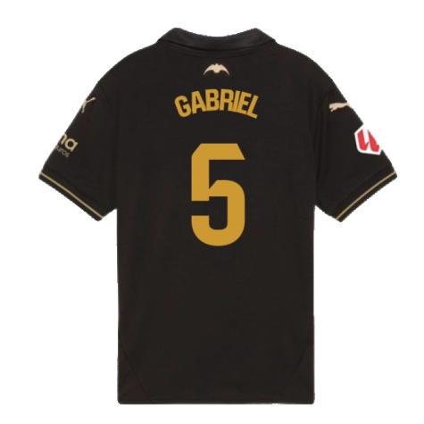 2024-2025 Valencia Away Shirt (Kids) (Gabriel 5)