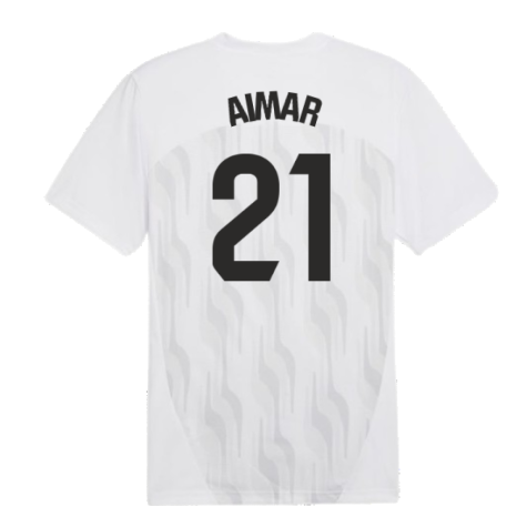 2024-2025 Valencia Pre-Match Shirt (White) (Aimar 21)